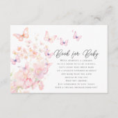 ベビーお洒落エンクロージャカード用蝶ブック エンクロージャーカード (正面)