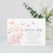 ベビーお洒落エンクロージャカード用蝶ブック エンクロージャーカード (スタンド正面)