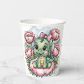 ベビーお洒落シャワーディノディライト 紙コップ (裏面)