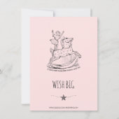 ベビーお洒落シャワーベビーパステル 招待状 (裏面)