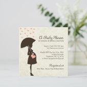 ベビーお洒落シャワー招待状 招待状 (スタンド正面)