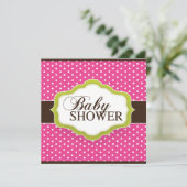 ベビーお洒落シャワー招待状 招待状 (スタンド正面)