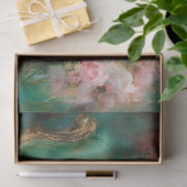 ベビーお洒落ジラフェツチュミントカウチデクページ 薄葉紙 (ギフト)