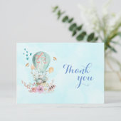 ベビーお洒落バニーがバルーンに登場 サンキューカード (スタンド正面)