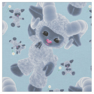 ベビーお洒落プラッシュおもちゃシープカントリーブルー ファブリック