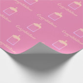 ベビーお祝いの贈り物の折り返し(dalDesignNZ) ラッピングペーパー (角)