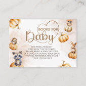 ベビーかぼちゃ&ぬいぐるみ用の本 エンクロージャーカード (正面)