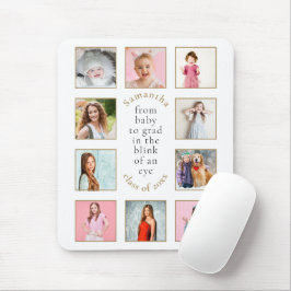 ベビーから大学院10年写真名大学院の思い出 マウスパッド