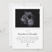 ベビーから未来のおばあちゃん&おじいちゃんカードへの詩 (正面)