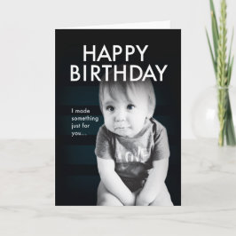 ベビーかわいいおもしろい誕生日 カード