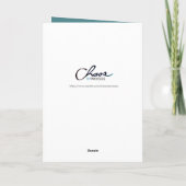 ベビーかわいいおもしろい誕生日 カード (裏面)