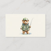 ベビーかわいいクマ魚釣り エンクロージャーカード (裏面)