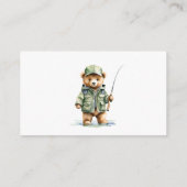 ベビーかわいいクマ魚釣り エンクロージャーカード (裏面)