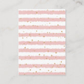 ベビーかわいいピンク象の本 エンクロージャーカード (裏面)