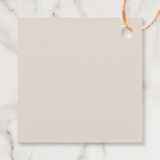 ベビーがアイスコーヒーの赤ちゃんシャワーの好意を醸造している フェイバータグ (裏面)