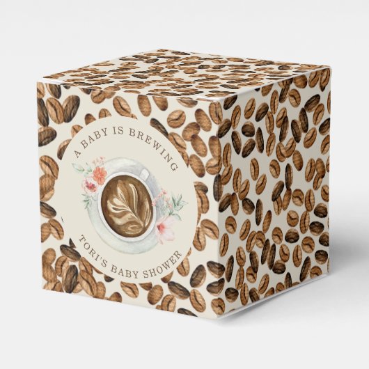 ベビーがアイスコーヒーフローラベビーシャワーを醸造している フェイバーボックス (正面サイド)