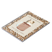 ベビーがアイスコーヒーベビーシャワーゲストを醸造している ノートブック (左側)