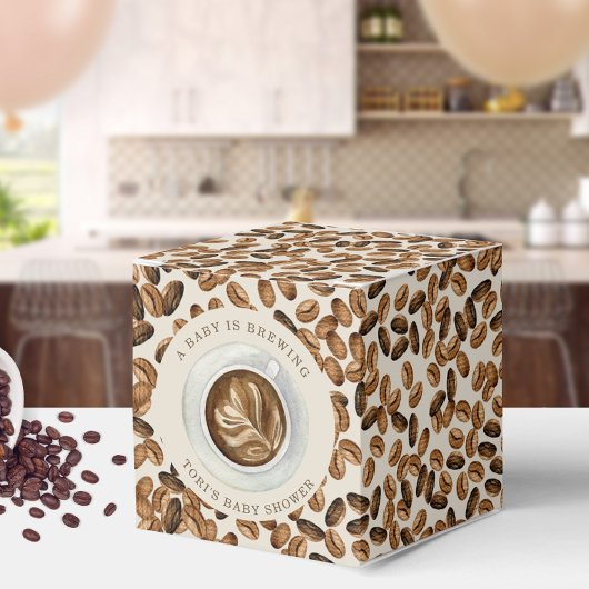 ベビーがアイスコーヒー豆のベビーシャワーを醸造している フェイバーボックス