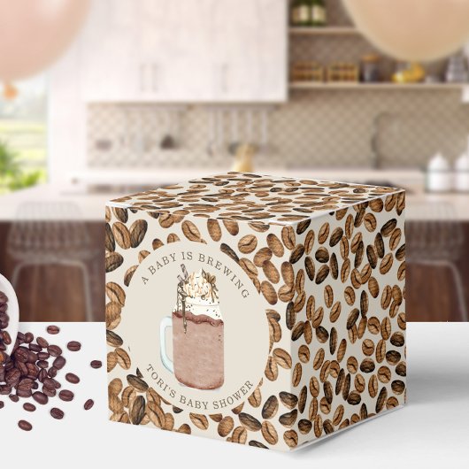 ベビーがアイスコーヒー豆のベビーシャワーを醸造している フェイバーボックス