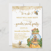 ベビーがイラストレーションになるパーティー 招待状 (正面)