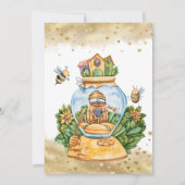 ベビーがイラストレーションになるパーティー 招待状 (裏面)