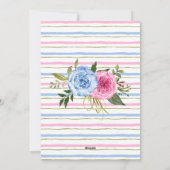 ベビーがイースタージェンダーを醸造している紅茶の招待状 シーズンカード (裏面)