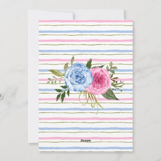 ベビーがイースタージェンダーを醸造している紅茶の招待状 シーズンカード (裏面)