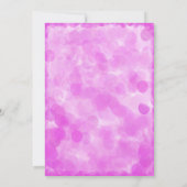 ベビーがカルドロンハロウィーンベイビーシャワーを醸造している 招待状 (裏面)