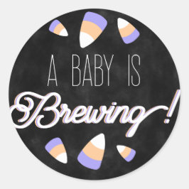 ベビーがキャンディ不気味コーンを醸造する ラウンドシール