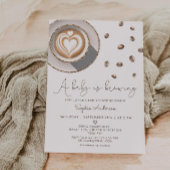 ベビーがコーヒーの赤ちゃんシャワーを醸造している 招待状