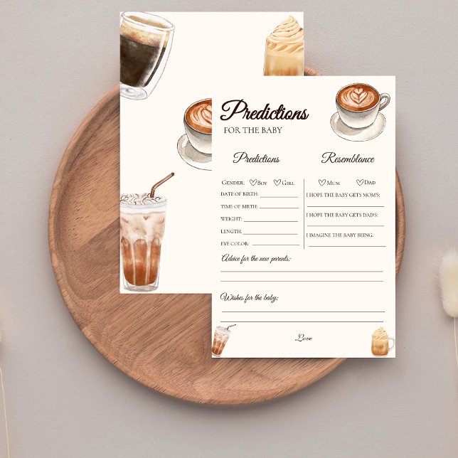 ベビーがコーヒーの赤ちゃんシャワー予測を醸造している (クリエイターアップロード済み)