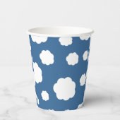 ベビーがコーヒーの赤ちゃんシャワー招待状を醸造している 紙コップ (裏面)