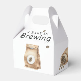 ベビーがコーヒーを淹れる コーヒーカップ ベビーシャワー フェイバーボックス