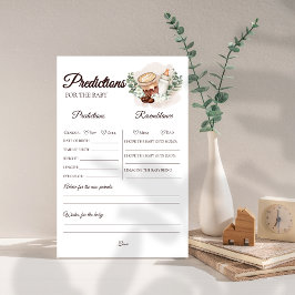 ベビーがコーヒーを醸造している赤ちゃんシャワー予測