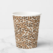 ベビーがコーヒーカップ&豆のベビーシャワーを醸造している 紙コップ (裏面)