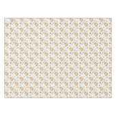 ベビーがコーヒー赤ちゃんシャワーのパターンを醸造している テーブルクロス (正面(横))