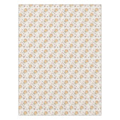 ベビーがコーヒー赤ちゃんシャワーのパターンを醸造している テーブルクロス (正面)