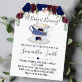 ベビーがシャワーの海軍招待状を醸造している シーズンカード