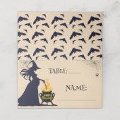 ベビーがシャワーを醸造しているハロウィーンキャルドロンテーブル プレイスカード (外部開封)