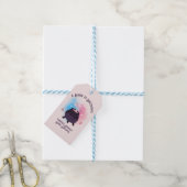 ベビーがジェンダーを醸造し不気味て大釜を明らかにする ギフトタグ (より糸付き)