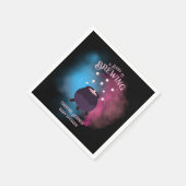 ベビーがジェンダーを醸造し不気味て大釜を明らかにする スタンダードカクテルナプキン (角)