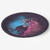 ベビーがジェンダーを醸造し不気味て大釜を明らかにする ペーパープレート (アングル)