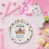 ベビーがジャック・オ・ランタンのハロウィーンシャワーを醸造している ペーパープレート (パーティー)