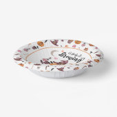 ベビーがジャック・オ・ランタンのハロウィーンシャワーを醸造している ペーパーボウル (傾斜あり)