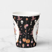 ベビーがジャック・オ・ランタンのハロウィーンシャワーを醸造している 紙コップ (右)