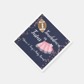 ベビーがタトゥスまたはタッチダウンブルーを表示 スタンダードカクテルナプキン (角)