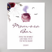 ベビーがハロウィンモモモザバーを醸造 ポスター (正面)