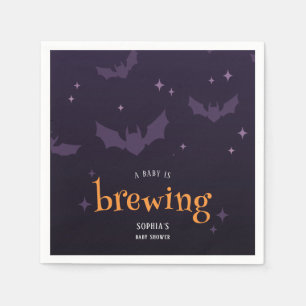 ベビーがハロウィン不気味の赤ちゃんシャワーを浴びる スタンダードカクテルナプキン