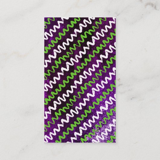 ベビーがハロウィーンの赤ちゃんシャワーおむつを醸造している エンクロージャーカード (裏面)