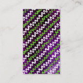 ベビーがハロウィーンの赤ちゃんシャワーの本を醸造している エンクロージャーカード (裏面)